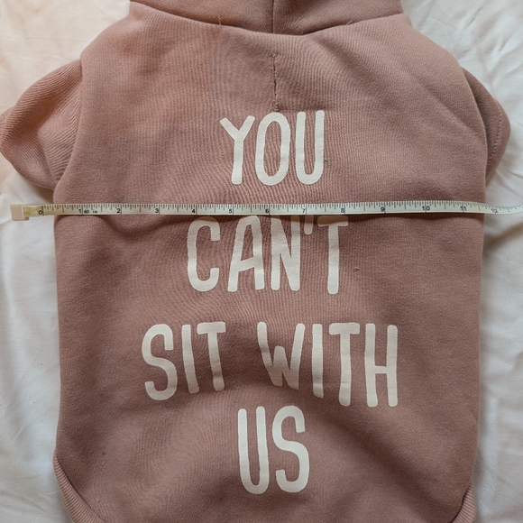 Live Love Bark Pink Dog Hoodie - Picture 5 of 6